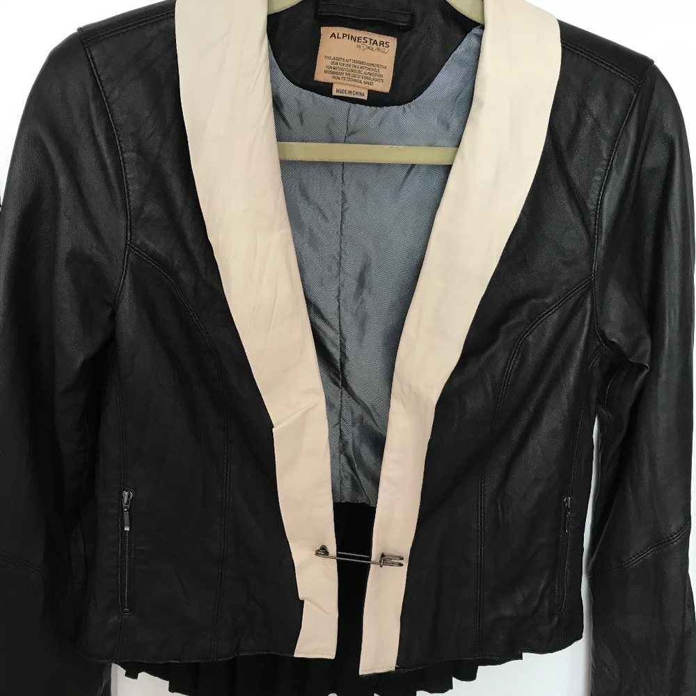 Leather coat